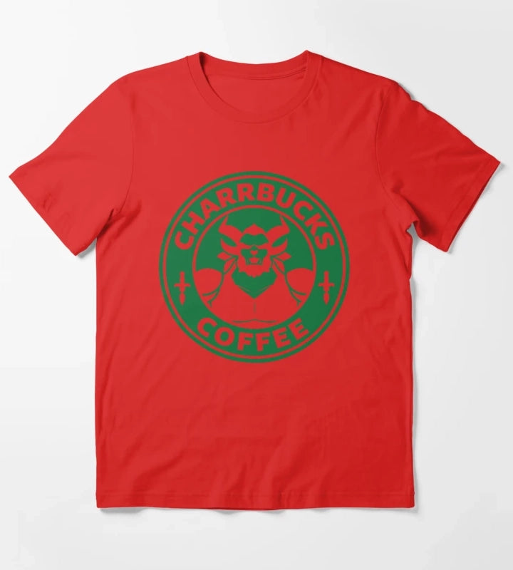 Charrbucks Coffee T-Shirt Red