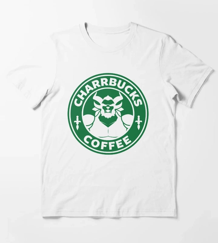 Charrbucks Coffee T-Shirt White