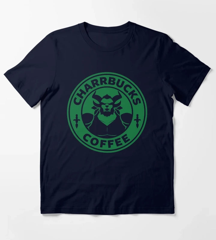 Charrbucks Coffee T-Shirt Navy