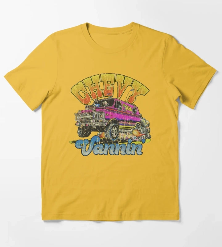 Chevy Vannin 1974 T-Shirt Yellow