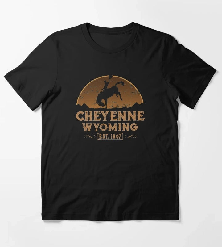 Cheyenne Wyoming Wild West Cowboy T-Shirt
