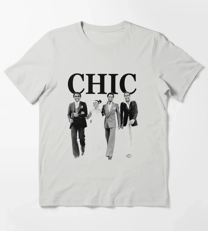 Chic Disco Band 4 T-Shirt Light Grey