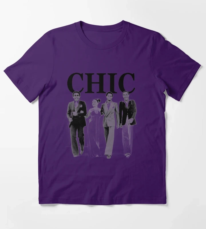 Chic Disco Band 4 T-Shirt Purple