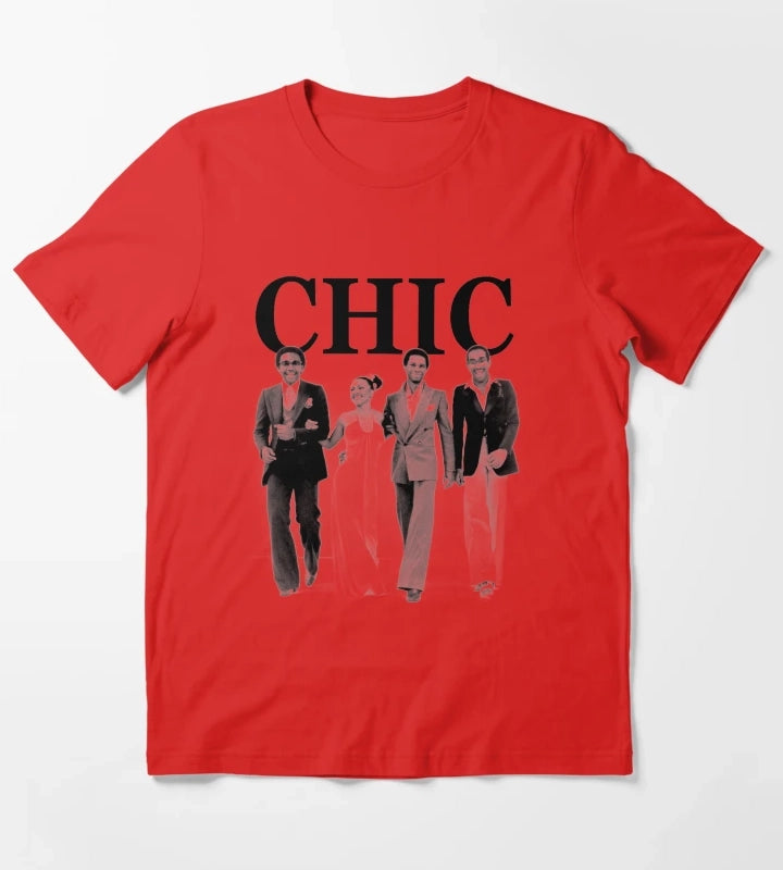Chic Disco Band 4 T-Shirt Red