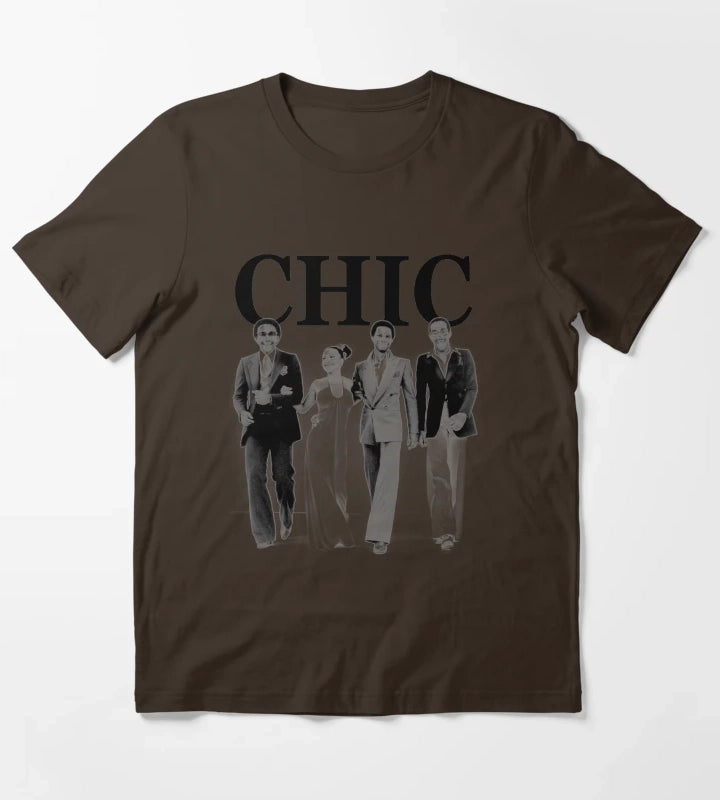 Chic Disco Band 4 T-Shirt Brown