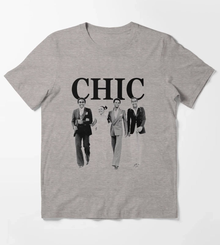 Chic Disco Band 4 T-Shirt Heather Grey