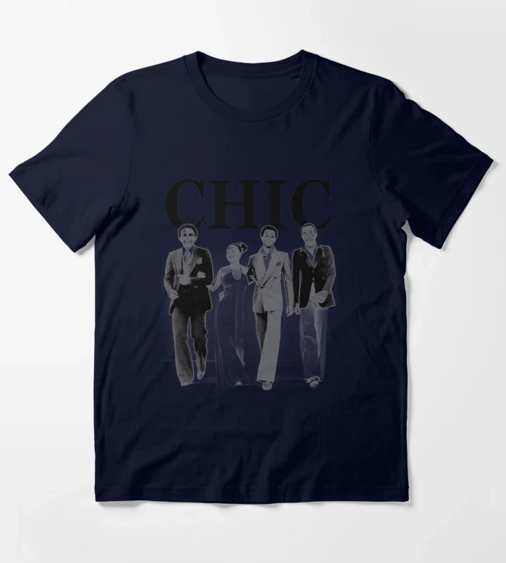 Chic Disco Band 4 T-Shirt Navy
