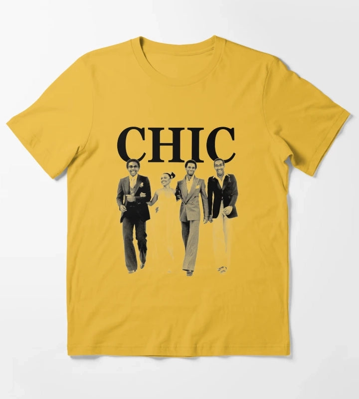 Chic Disco Band 4 T-Shirt Yellow
