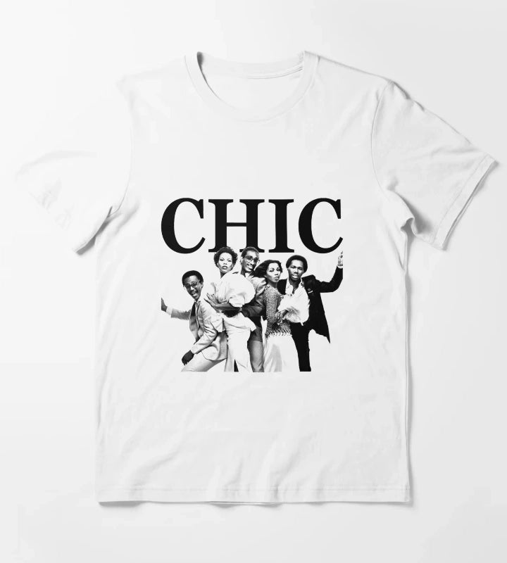 Chic Disco Band Fan T-Shirt White
