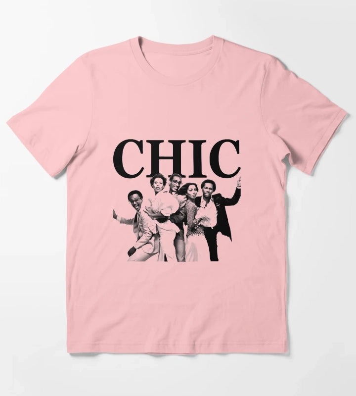 Chic Disco Band Fan T-Shirt Dark Grey