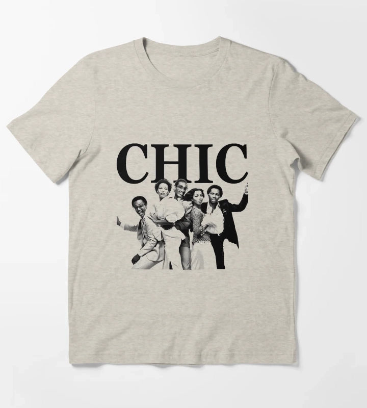 Chic Disco Band Fan T-Shirt Cream