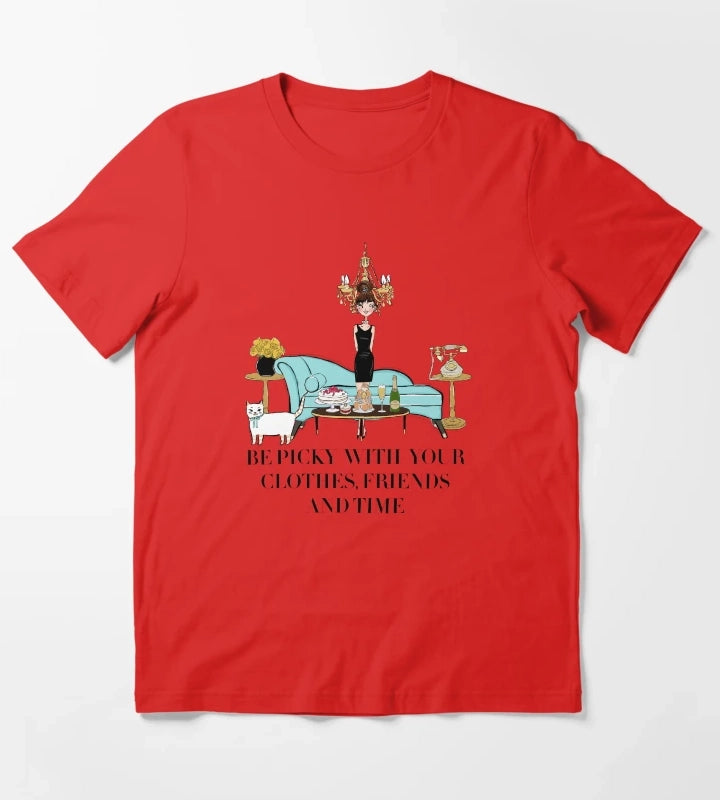 Chic Woman T-Shirt Red
