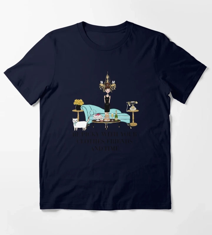 Chic Woman T-Shirt Navy