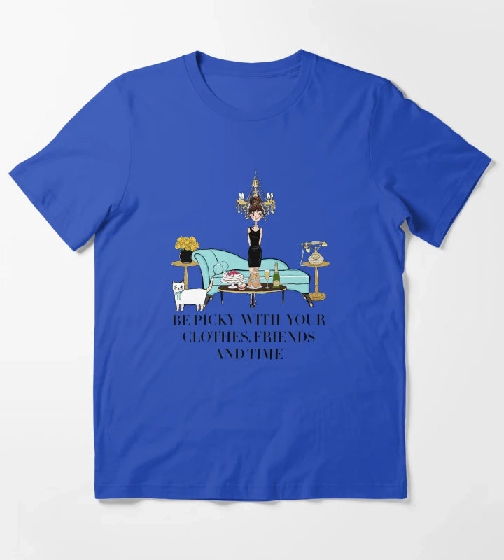 Chic Woman T-Shirt Blue