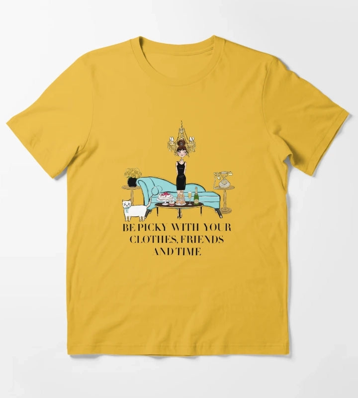 Chic Woman T-Shirt Yellow