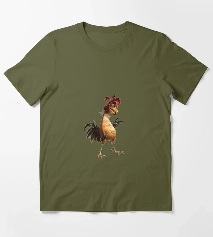 Chicken Joe Sticker T-Shirt Olive Green