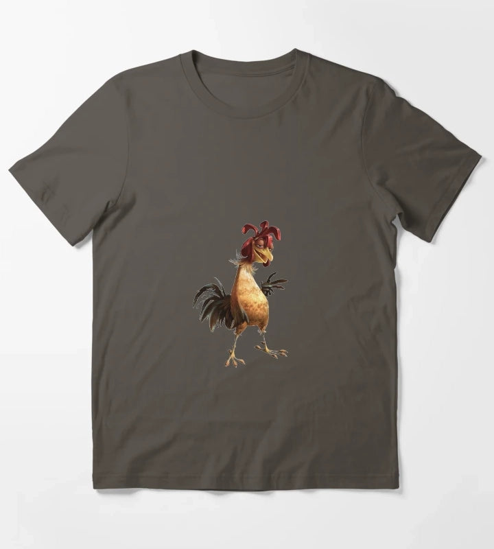 Chicken Joe Sticker T-Shirt Dark Grey
