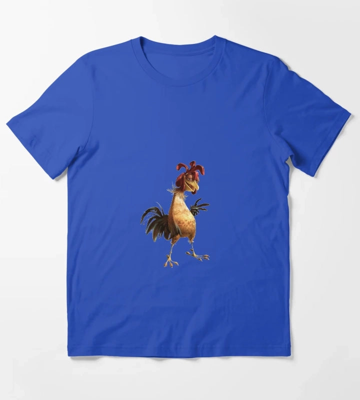 Chicken Joe Sticker T-Shirt Blue