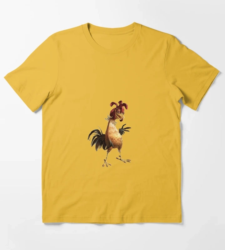 Chicken Joe Sticker T-Shirt Yellow