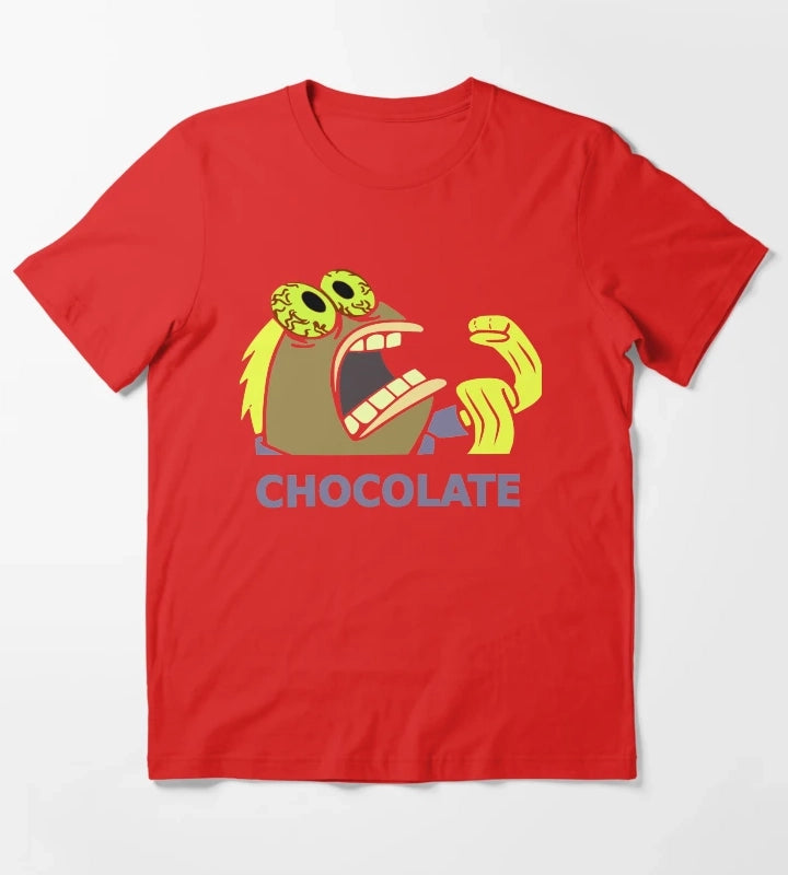 Chocolate Fish from Spongebob T-Shirt Red