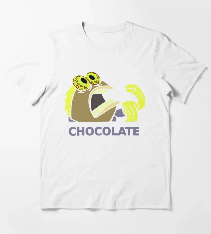 Chocolate Fish from Spongebob T-Shirt White