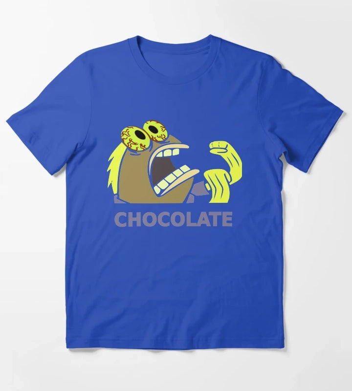 Chocolate Fish from Spongebob T-Shirt Blue