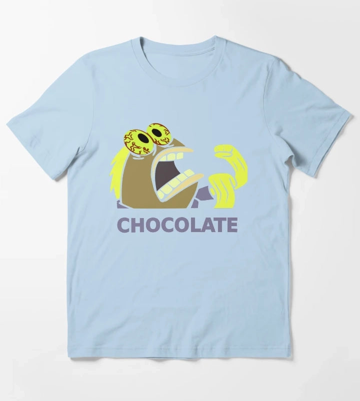 Chocolate Fish from Spongebob T-Shirt Sky Blue