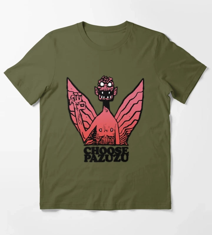 Choose Pazuzu T-Shirt Olive Green