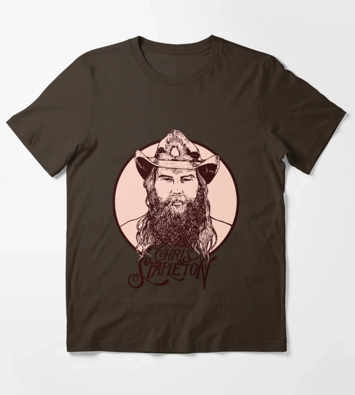 Chris Stapleton TShirt Chris Stapleton Tour Shirt Stapleton Retro Sweatshirt Chris Stapleton Fan Gift Tee Country Music Shirt T-Shirt Brown