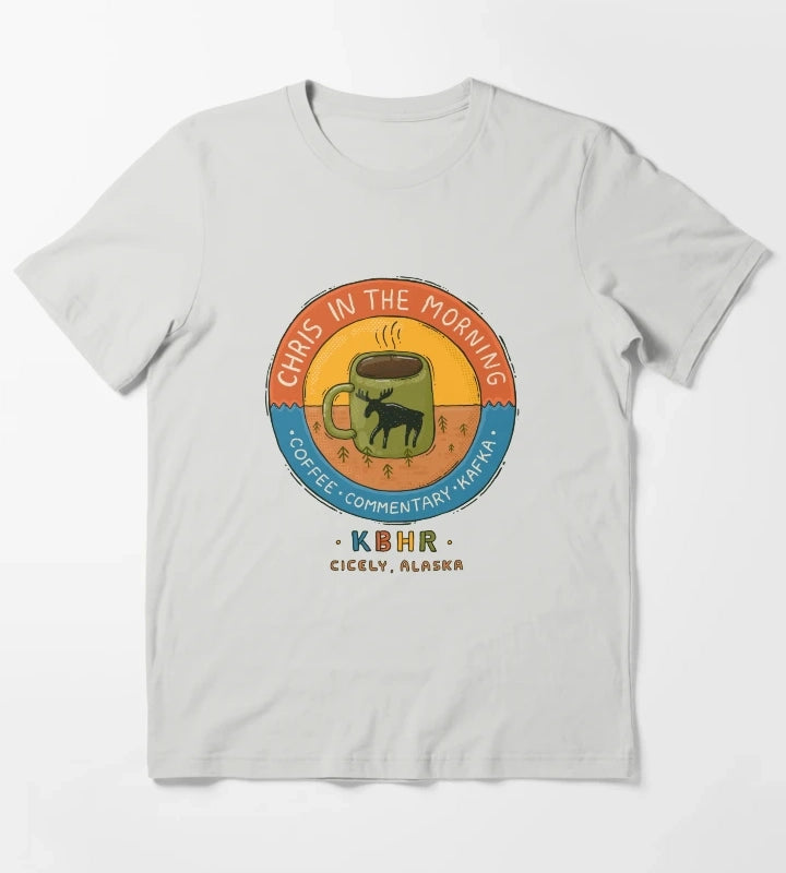Chris in The Morning T-Shirt Light Grey