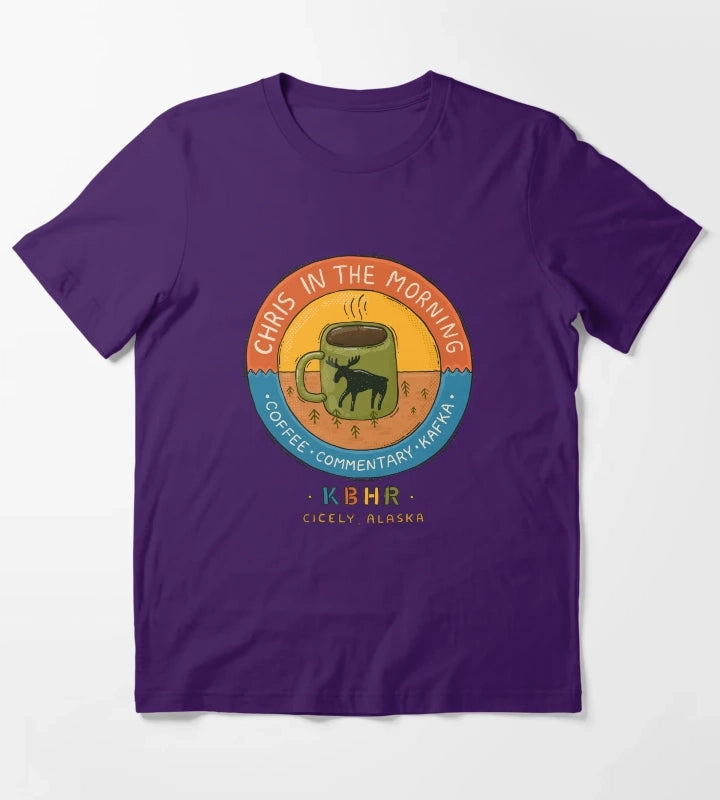 Chris in The Morning T-Shirt Purple