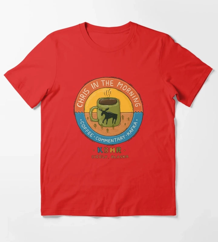 Chris in The Morning T-Shirt Red