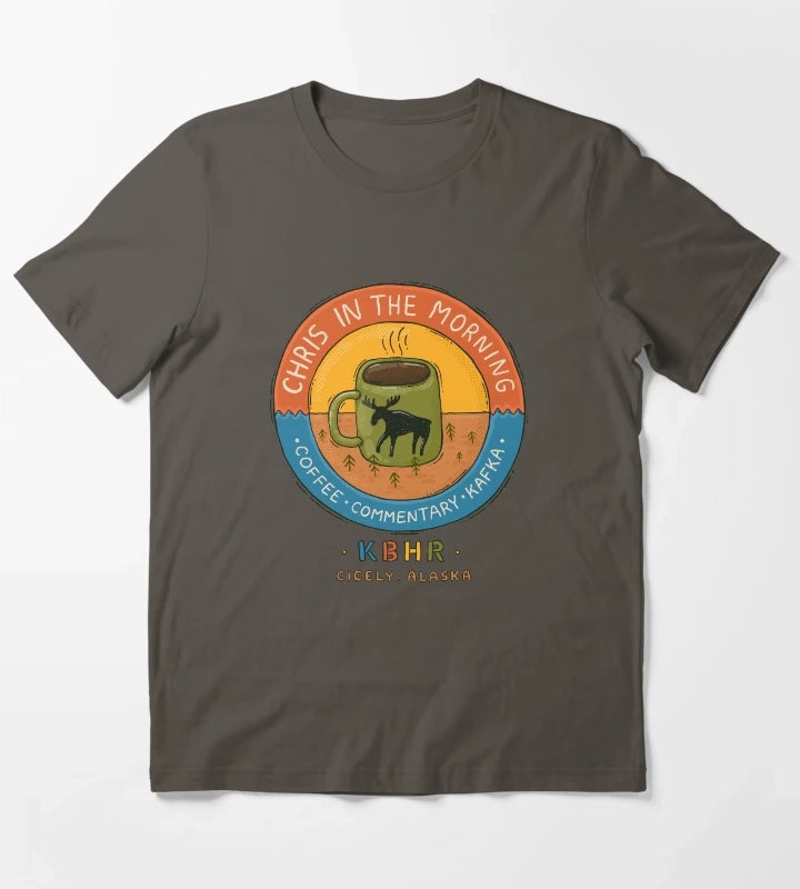 Chris in The Morning T-Shirt Dark Grey
