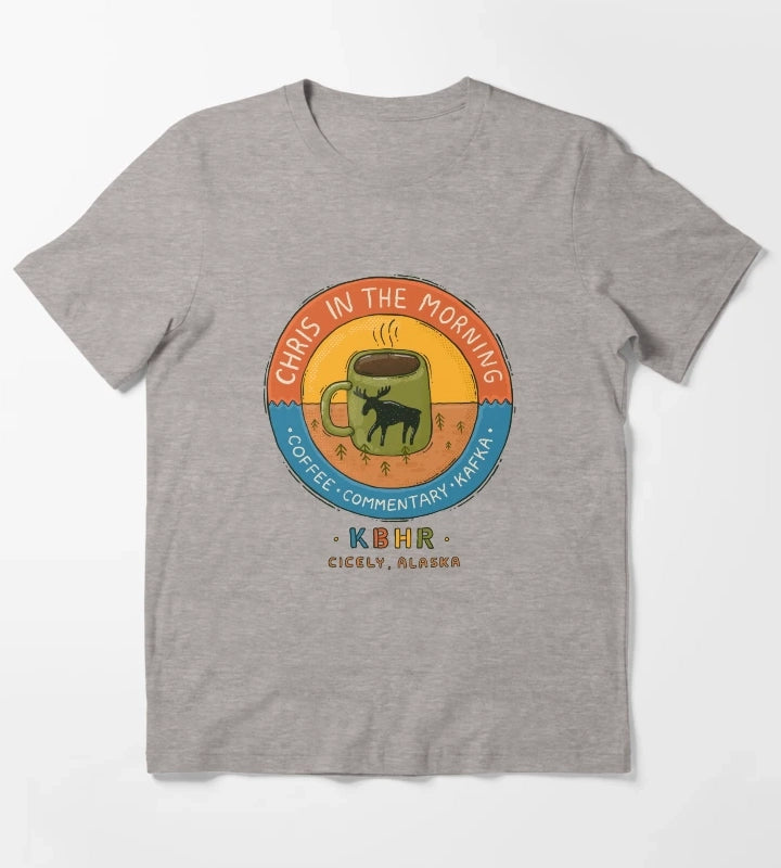 Chris in The Morning T-Shirt Heather Grey