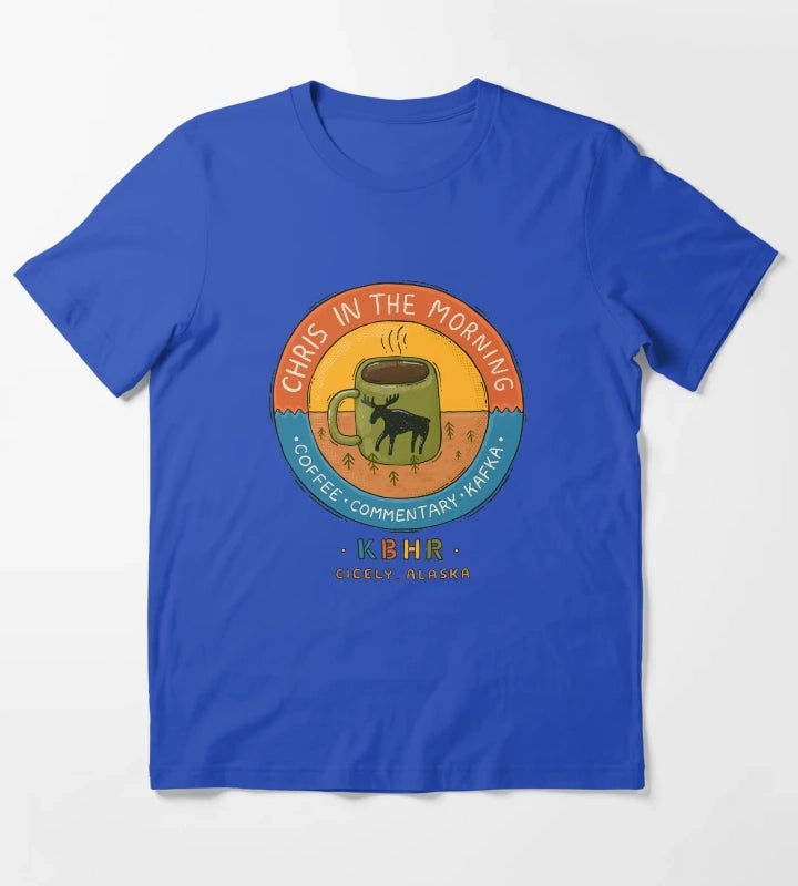 Chris in The Morning T-Shirt Blue