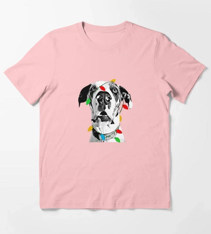 Christmas Great Dane T-Shirt Dark Grey