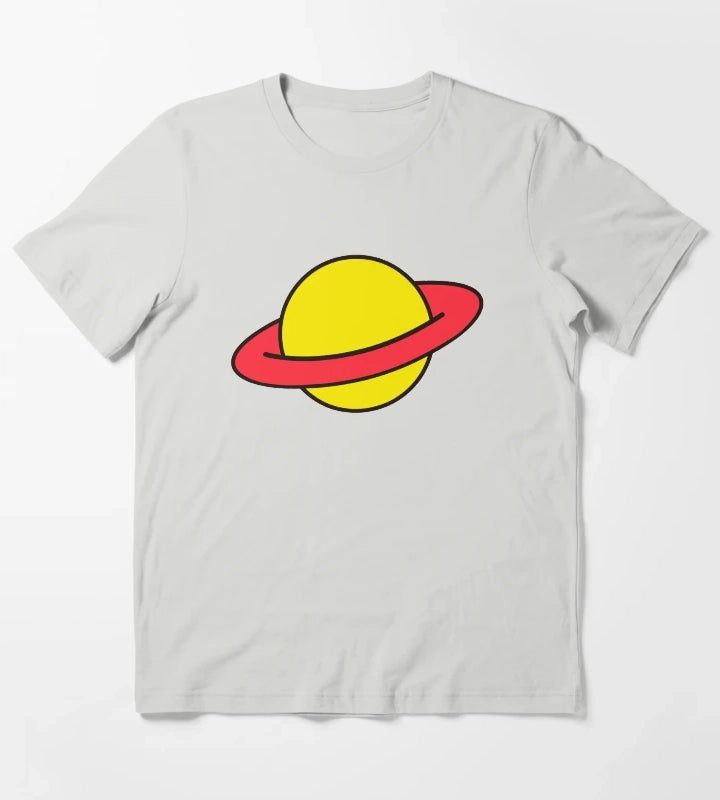 Chuckie Rugrats Planet Tshirt T-Shirt Light Grey