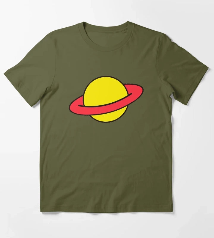 Chuckie Rugrats Planet Tshirt T-Shirt Olive Green