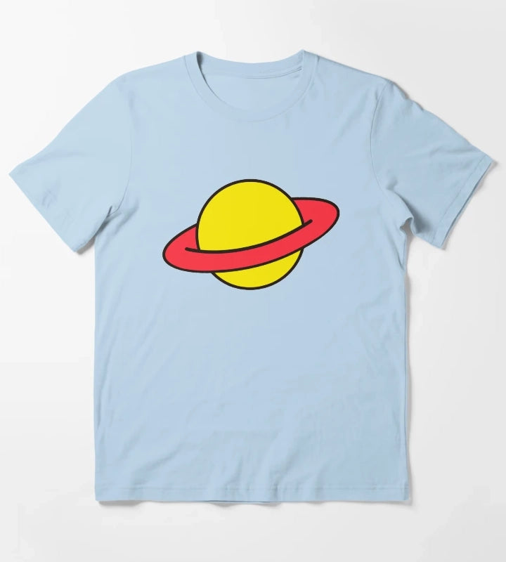 Chuckie Rugrats Planet Tshirt T-Shirt Sky Blue