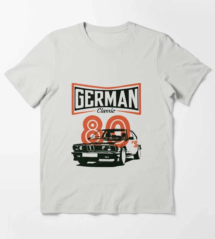 Classic 80s muscle car T-Shirt Light Grey