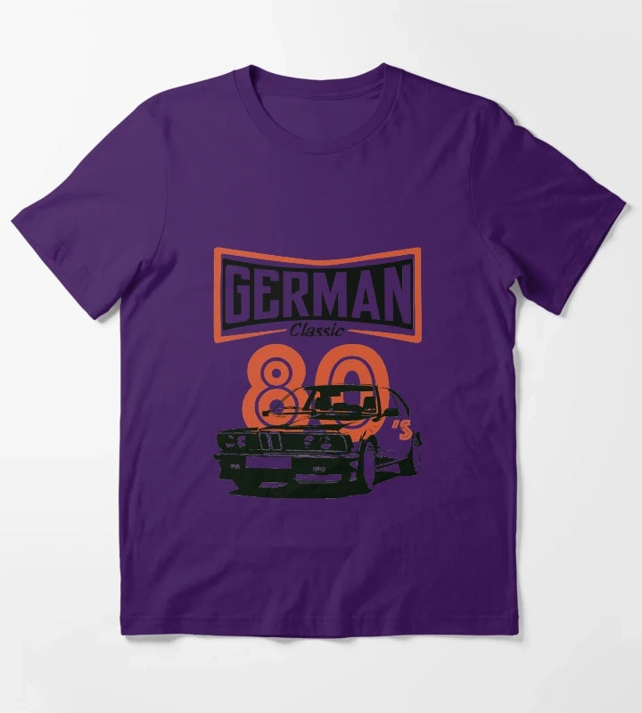 Classic 80s muscle car T-Shirt Purple