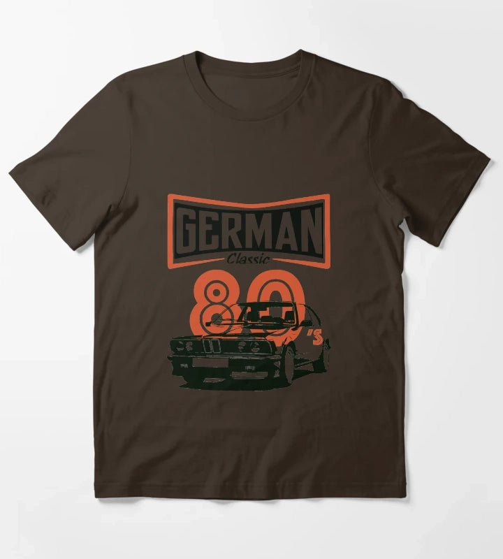 Classic 80s muscle car T-Shirt Brown