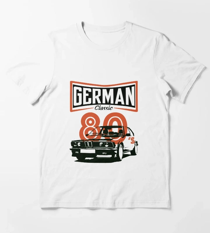 Classic 80s muscle car T-Shirt White