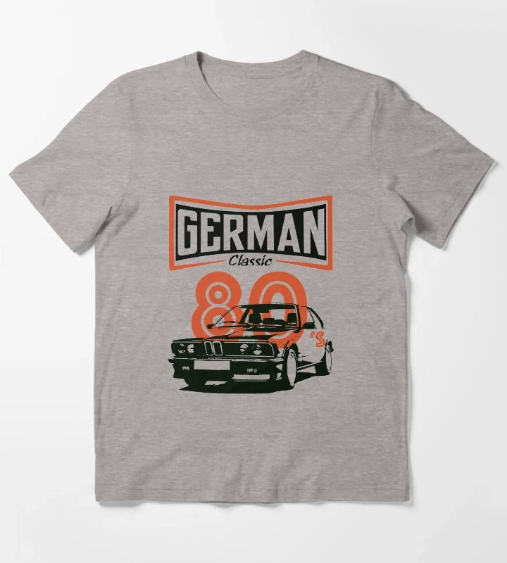 Classic 80s muscle car T-Shirt Heather Grey