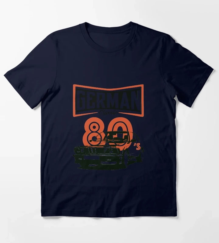 Classic 80s muscle car T-Shirt Navy