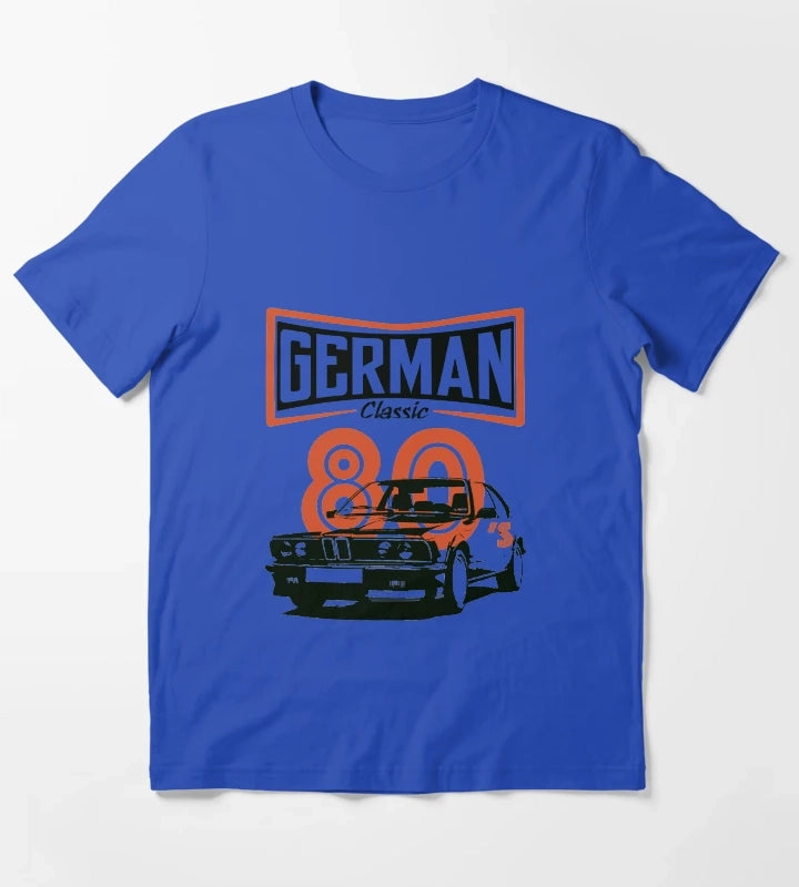 Classic 80s muscle car T-Shirt Blue