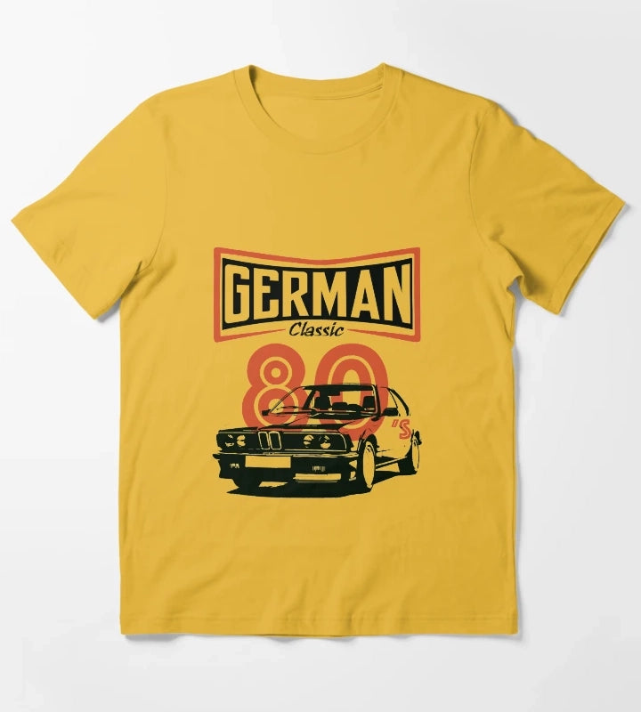 Classic 80s muscle car T-Shirt Yellow