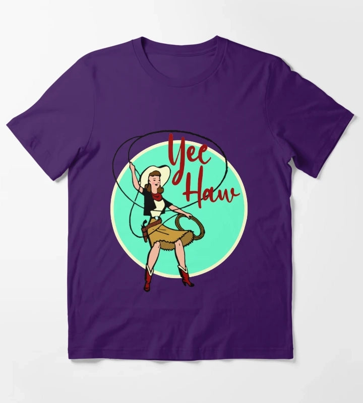 Classic Cowgirl T-Shirt Purple