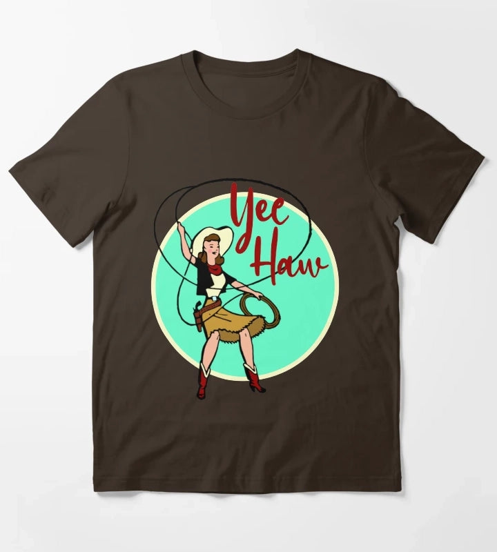 Classic Cowgirl T-Shirt Brown