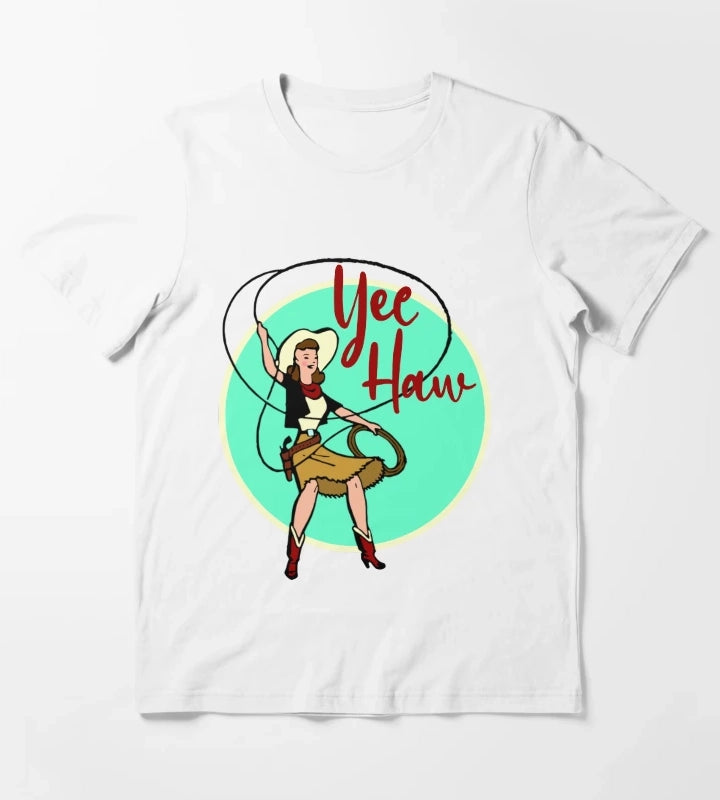 Classic Cowgirl T-Shirt White